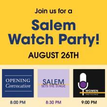 Join us for a Salem Watch Party - August 26th 2020 starting at 8pm